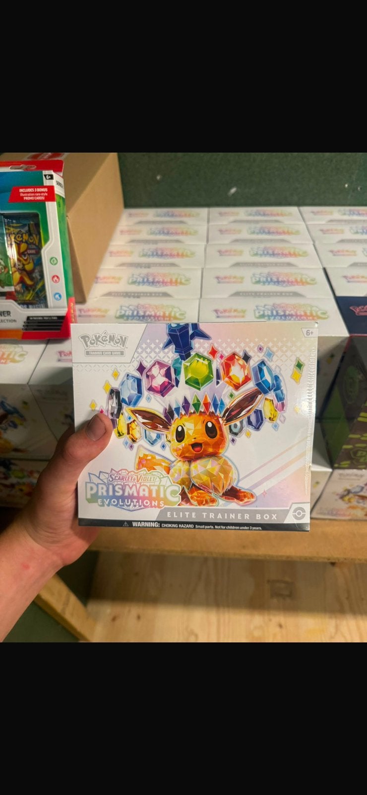 Pokemon Prismatic Evolutions ETB | €160,-, Ophalen of Verzenden, Nieuw
