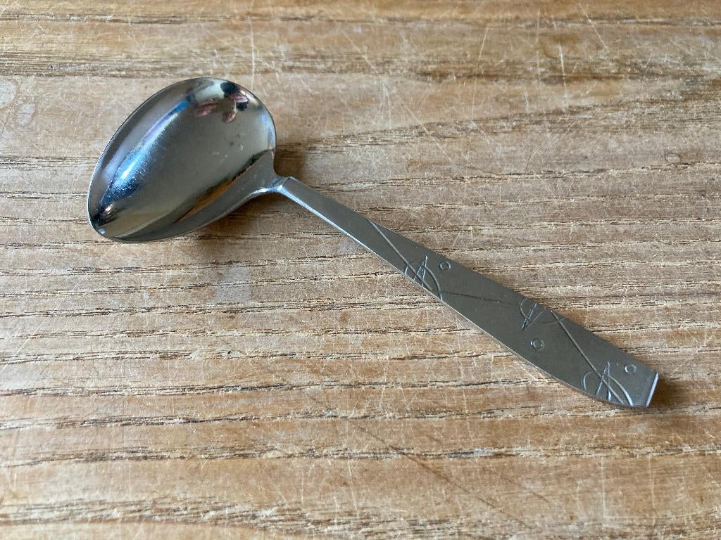 Vintage Sola GZ Blanche dwarslepel kinderlepel, Ophalen of Verzenden