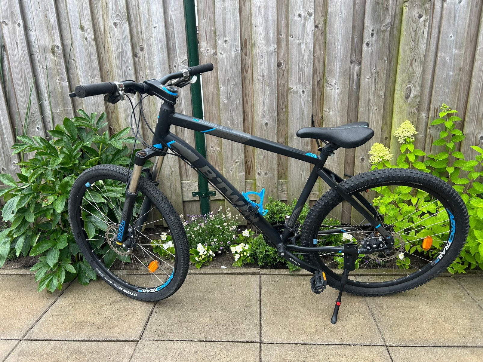 27,5 inch B’twin Rockrider 520, Ophalen, Zo goed als nieuw, 26 inch of meer, Versnellingen