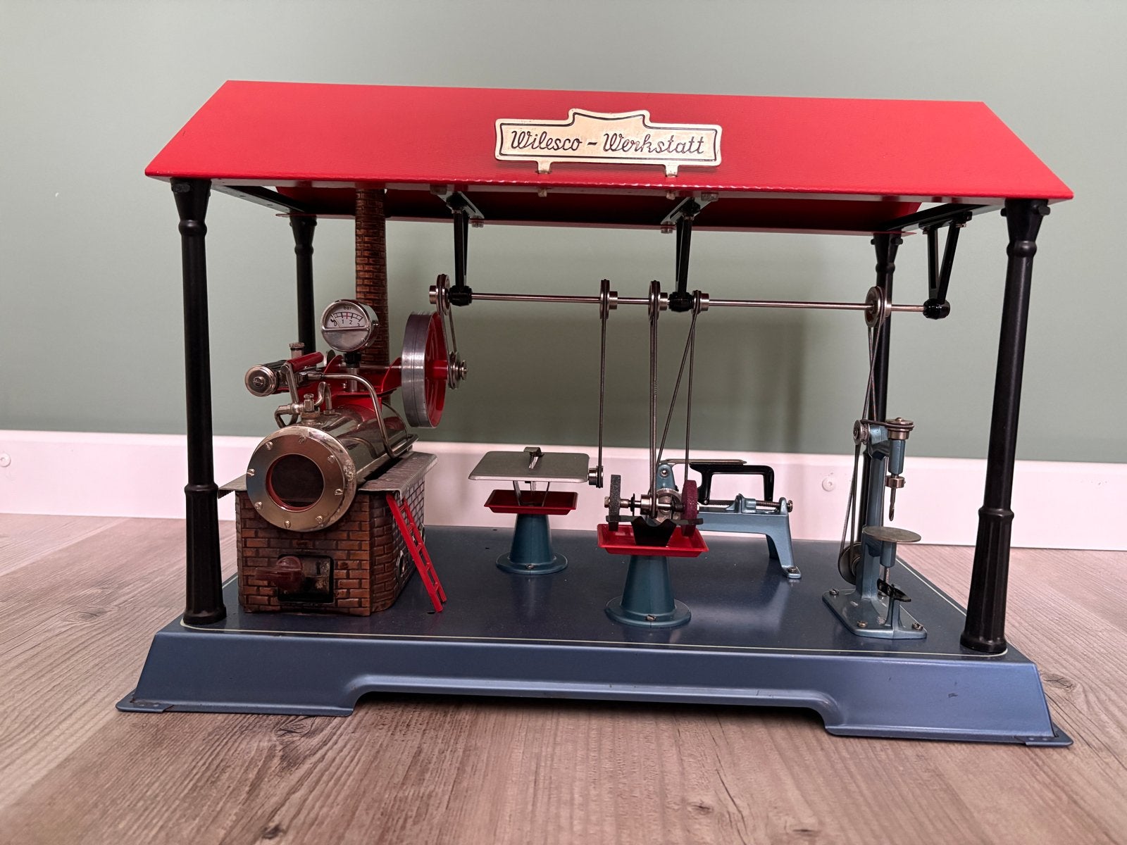 Wilesco D141 Stoommachine met Werkstatt, Ophalen of Verzenden, Gebruikt, Jongen of Meisje