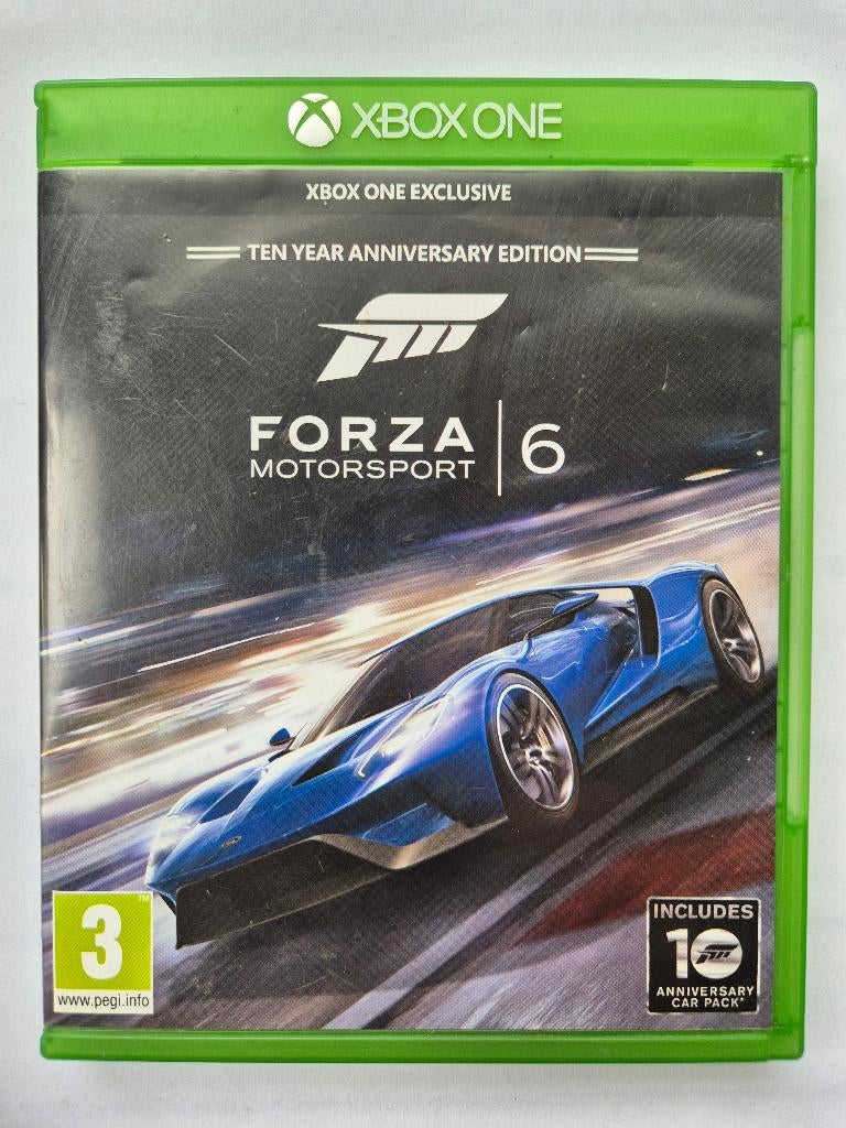 FORZA 6 ten year anniversary edition, Gebruikt, 1 speler, Racen en Vliegen, Ophalen of Verzenden
