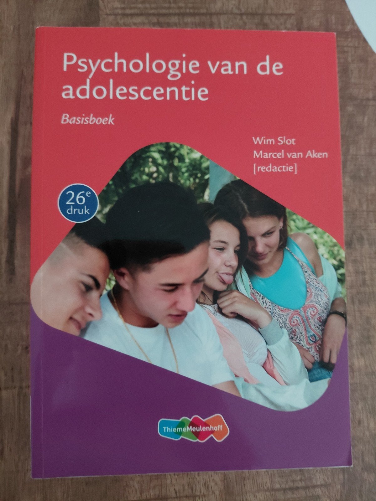 Psychologie van de adolescentie - Basisboek (26e druk), Boeken, Wim Slot, Marcel van Aken, Zo goed als nieuw, Gamma, HBO