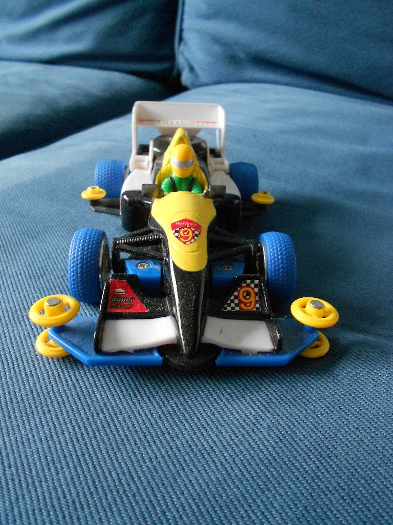 Toyotoys race auto, Ophalen, Gebruikt