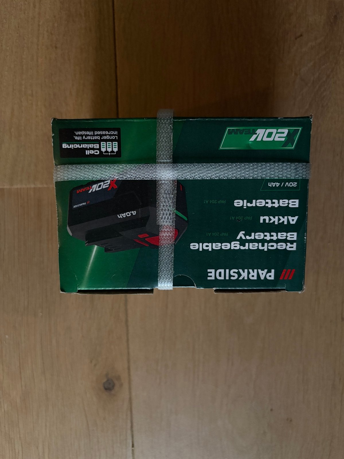 Parkside X 20V Team Accu 4.0 Ah - Nieuw in doos, Ophalen of Verzenden, Nieuw