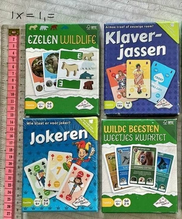 Kaart spellen nw, Ophalen of Verzenden, Zo goed als nieuw, Kwartet(ten)
