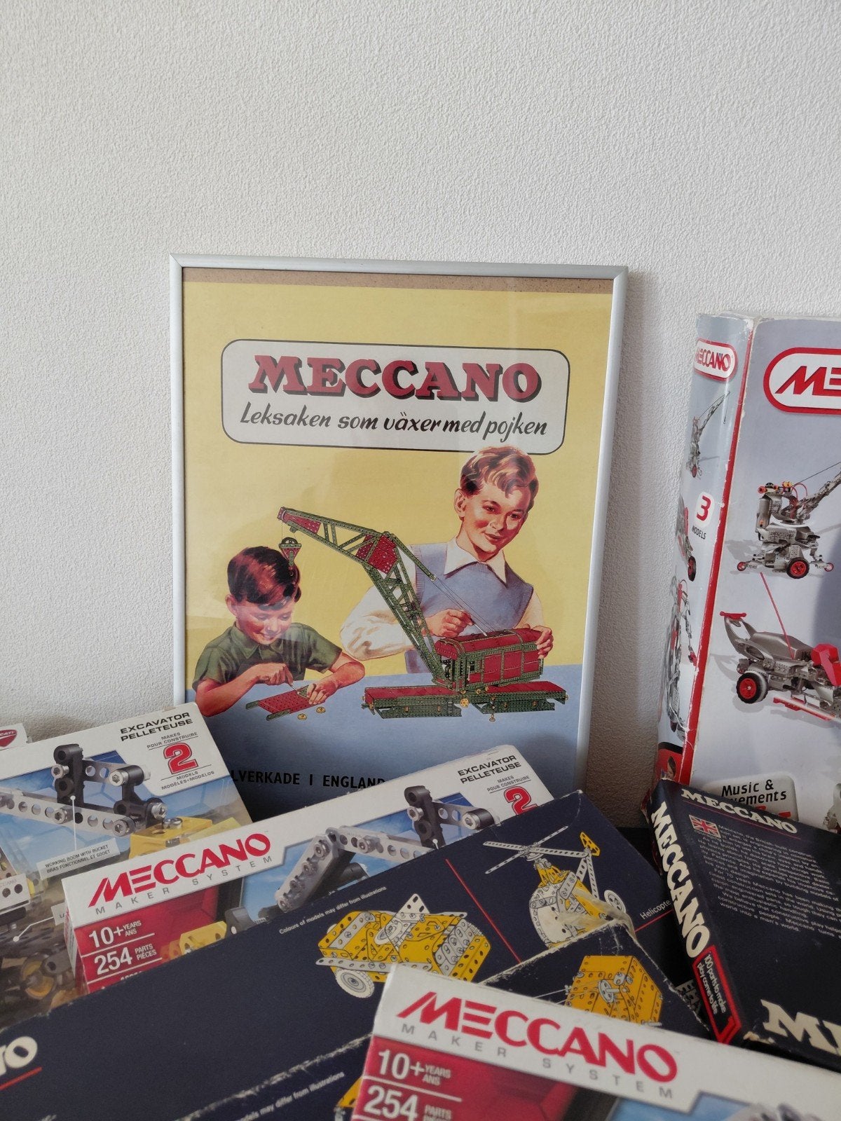 meccano, Ophalen, Gebruikt