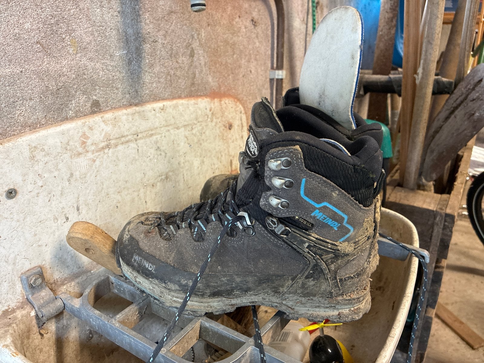 Gratis Meindl Bergschoenen Maat 37,5 - Gebruikt, Sport en Fitness, Ophalen, Gebruikt, Schoenen