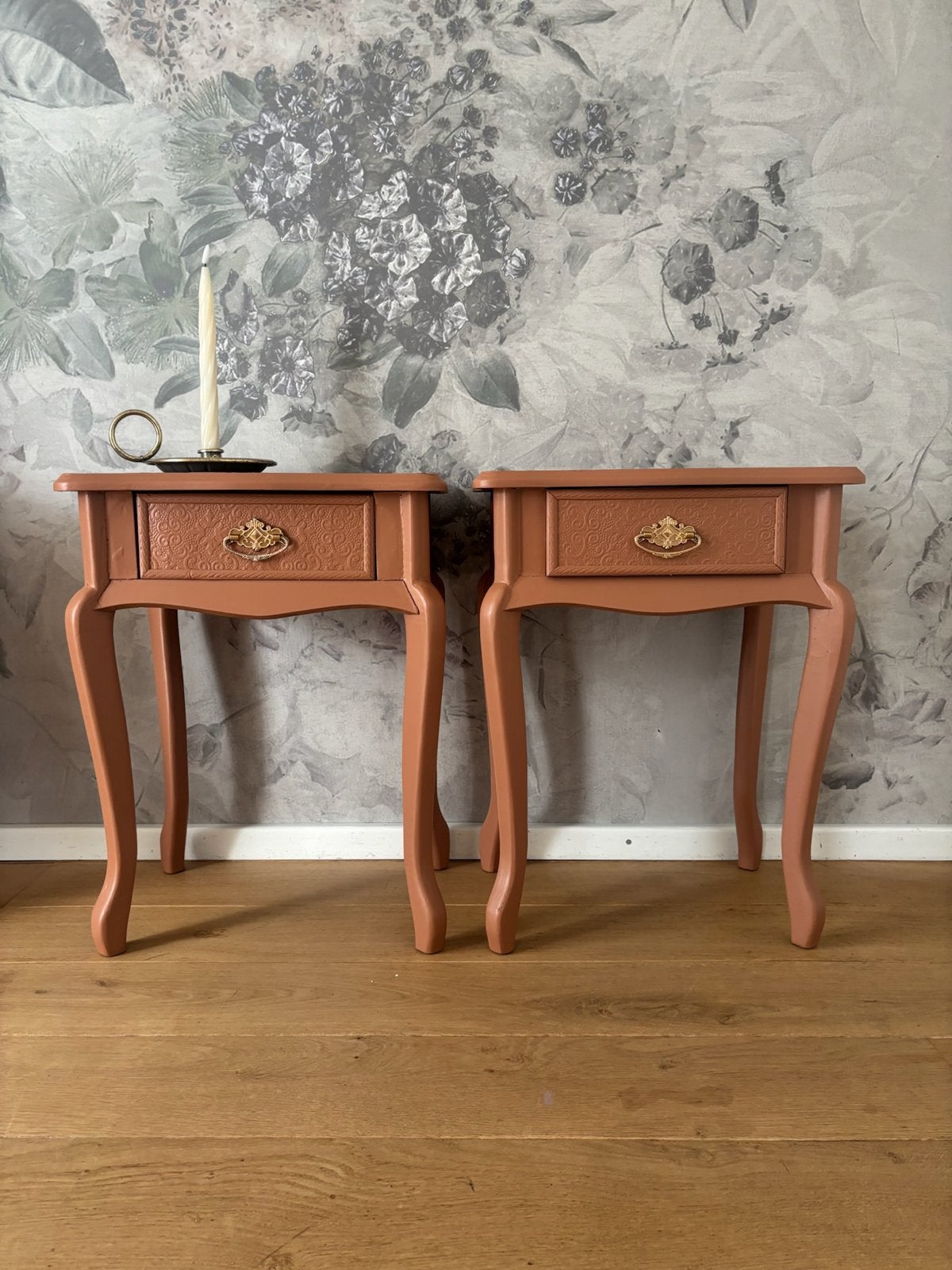 Set van 2 Queen Ann kastjes terracotta, Ophalen of Verzenden