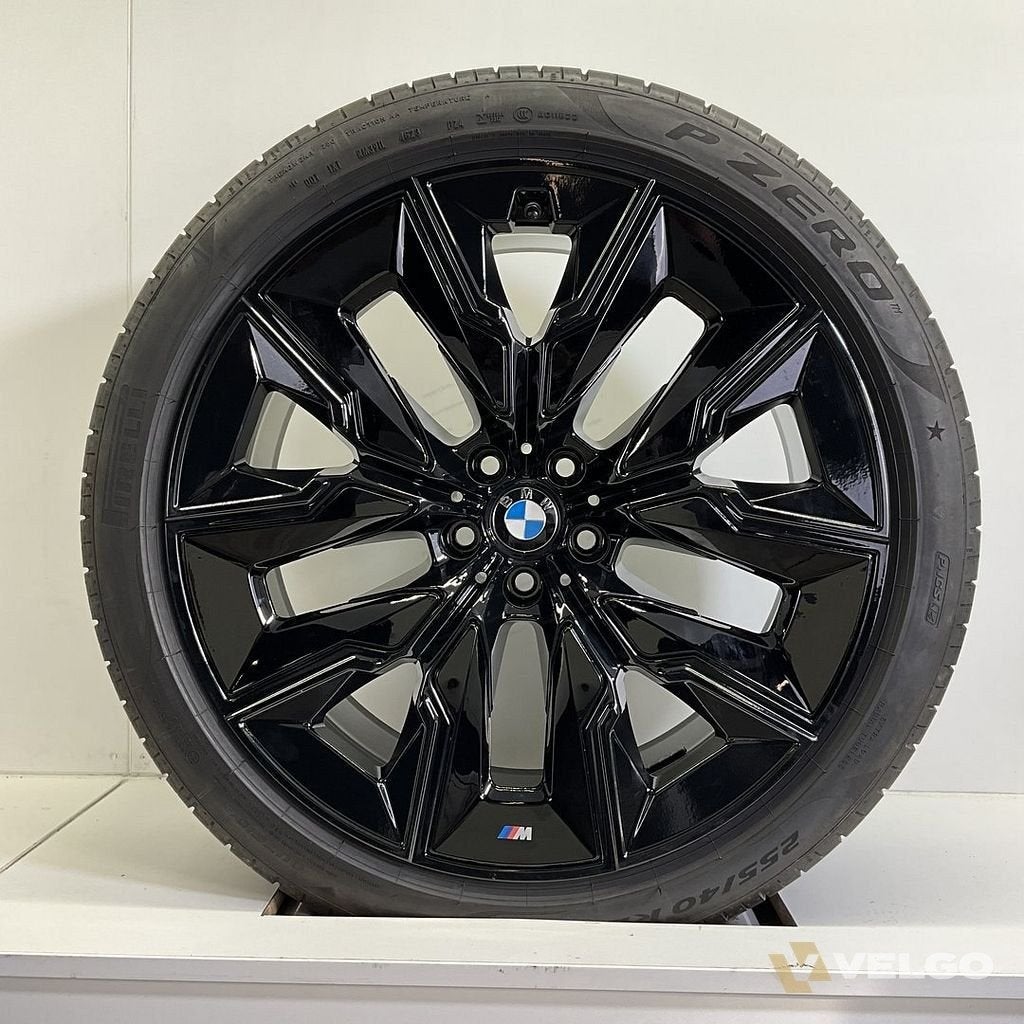BMW 7 SERIE G70 I7 X3 G45 BREEDSET VELGEN + ZOMERBANDEN 21 I, Gebruikt, 255 mm, -, -
