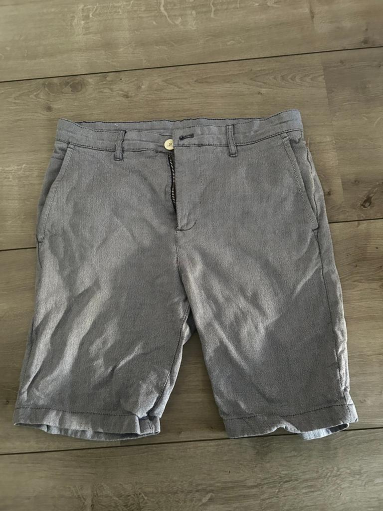 Zara heren korte broek maat 38 gratis af te halen, Ophalen, Gedragen, Overige maten, Blauw