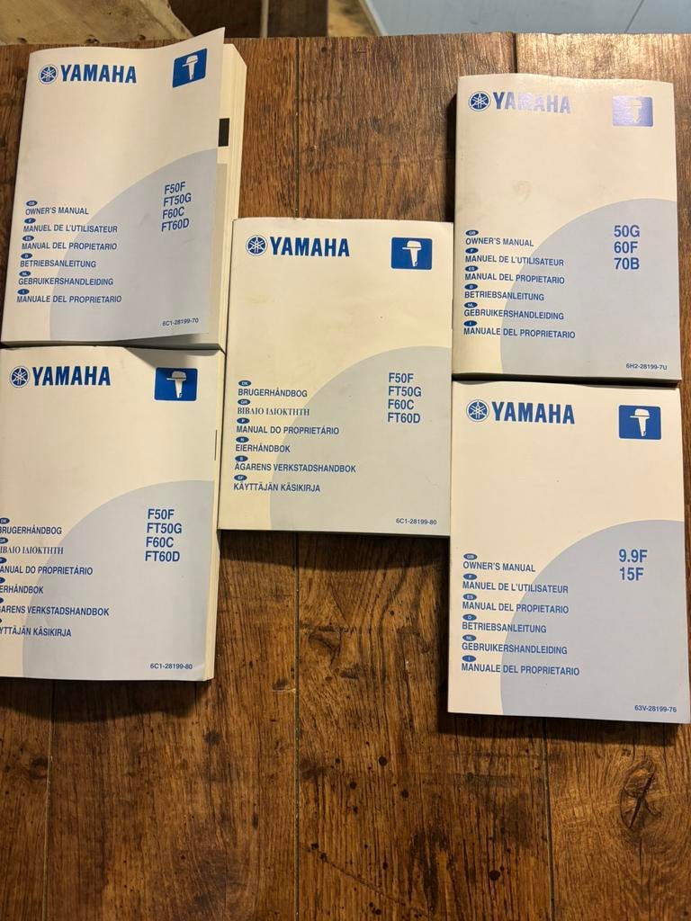 Yamaha owners manual boekjes, Ophalen of Verzenden, Zo goed als nieuw, Motor en Techniek