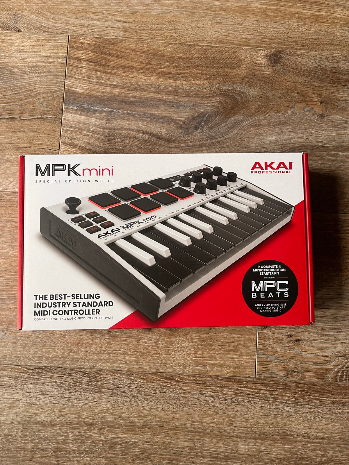 Akai MPK Mini Midi Keyboard Special White ZGAN, Muziek en Instrumenten, Ophalen of Verzenden, Zo goed als nieuw