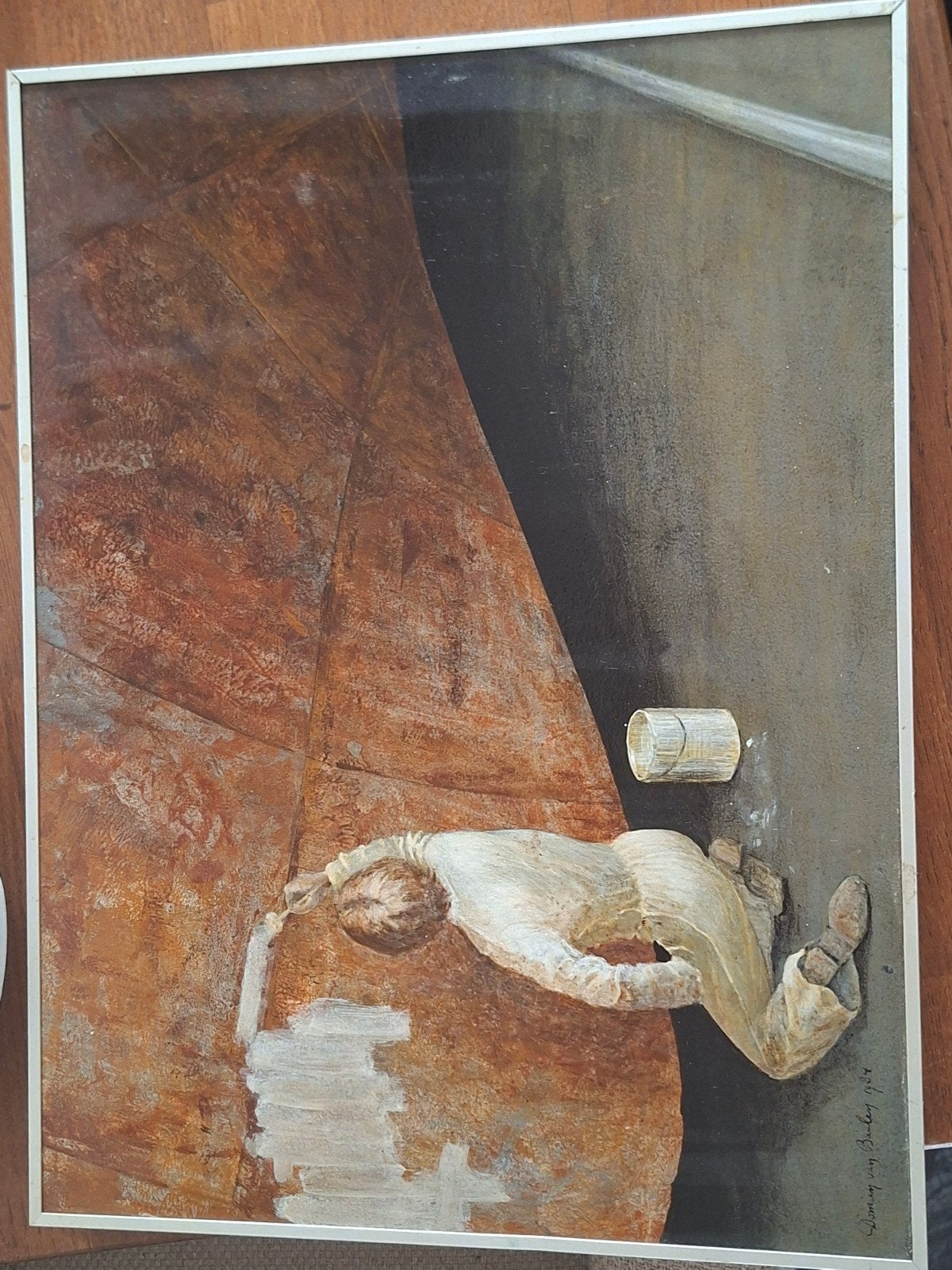 Domien van Baalen - Bij de acryl is de compositie, Ophalen