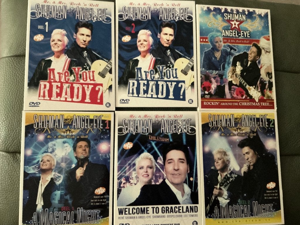 6 muziek DVD ‘s  van René Schuman en Angel-eye, Ophalen of Verzenden
