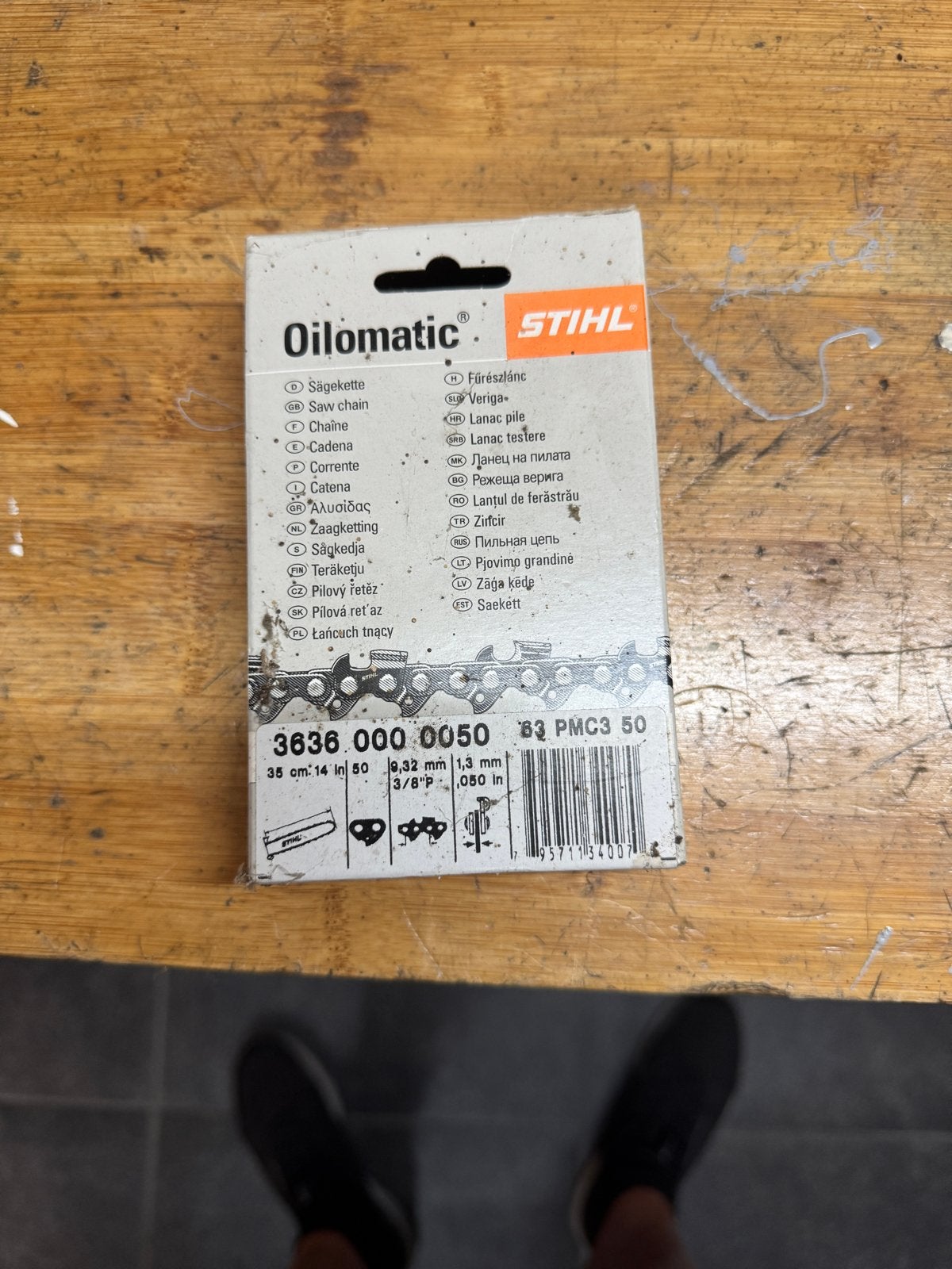 Nieuwe Stihl ketting 38 cm / 14 inch, Doe-het-zelf en Verbouw, Ophalen of Verzenden, Nieuw, Kettingzaag