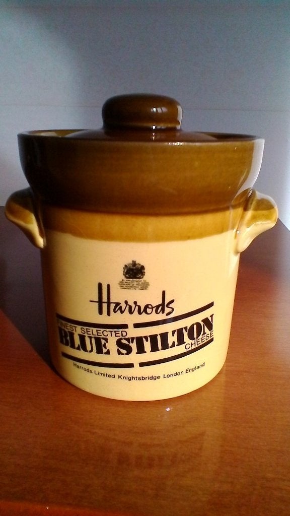 Harrods Finest Selected Blue Stilton Cheese, Ophalen, Zo goed als nieuw, Overige materialen, Pot, Bus of Blik