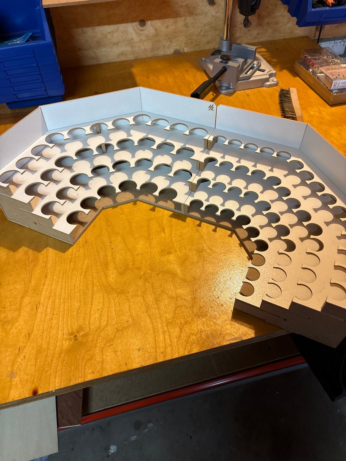 Organiser voor verfpotjes, Ophalen, Overige thema's, Gereedschap of Toebehoren, Beige