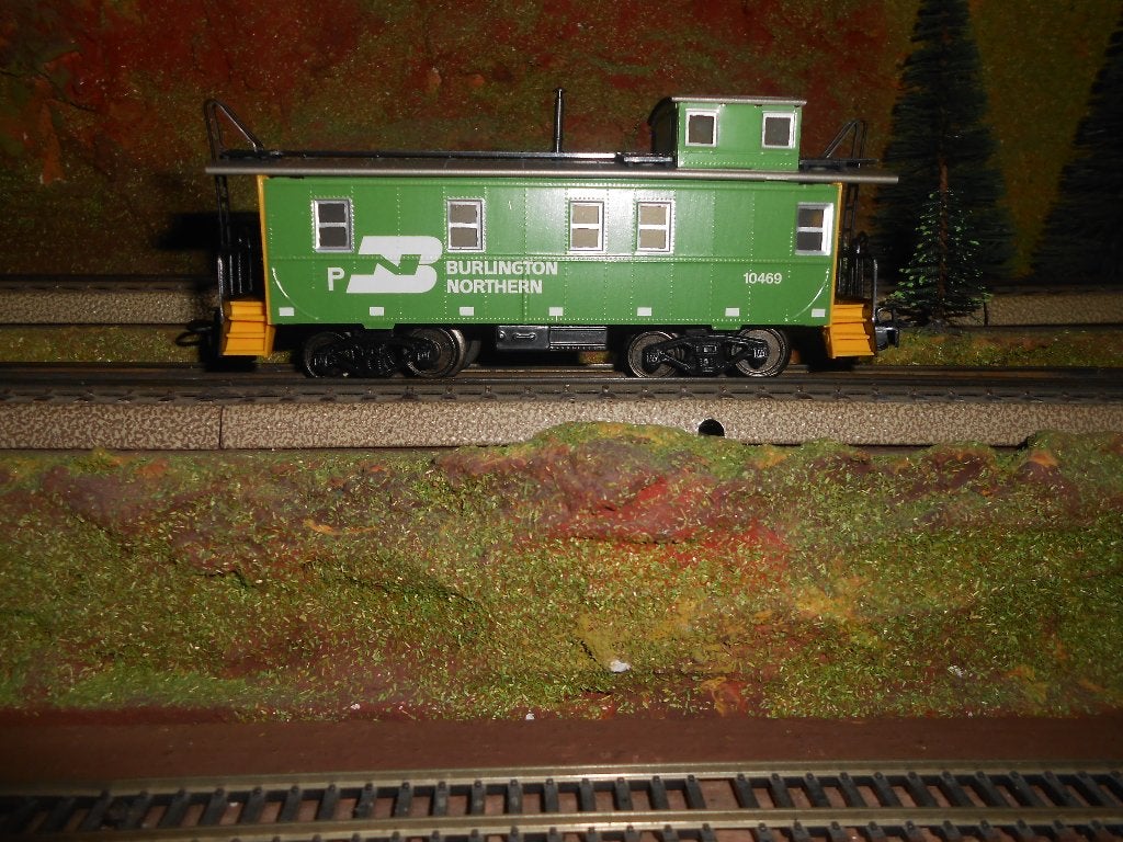 Märklin 4775 USA Amerika Caboose van de Burlington Northern, Hobby en Vrije tijd, Wisselstroom, Wagon, Ophalen of Verzenden, Zo goed als nieuw