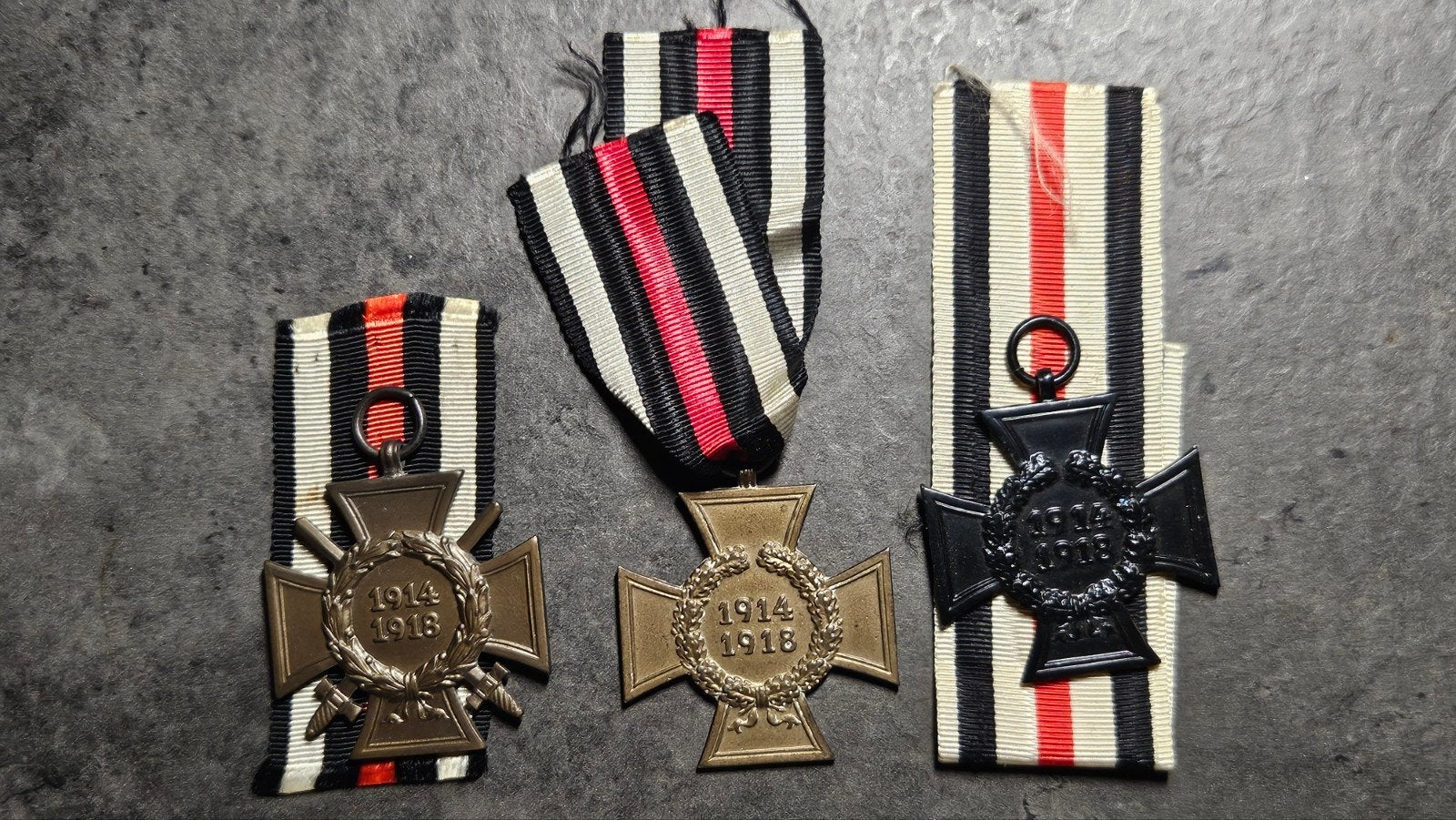 setje medailles Frontkämpfer / FEK / Hindenburg, Verzamelen, Ophalen of Verzenden, Nederland