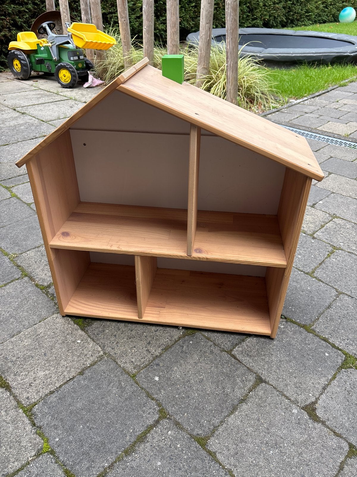Houten poppenhuis (zonder accessoires), Ophalen, Gebruikt, Poppenhuis