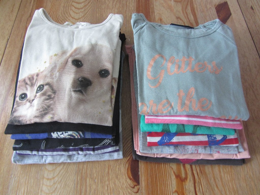 Shirts met lange mouw maat 122-128, Ophalen of Verzenden, Zo goed als nieuw, Meisje, Shirt of Longsleeve