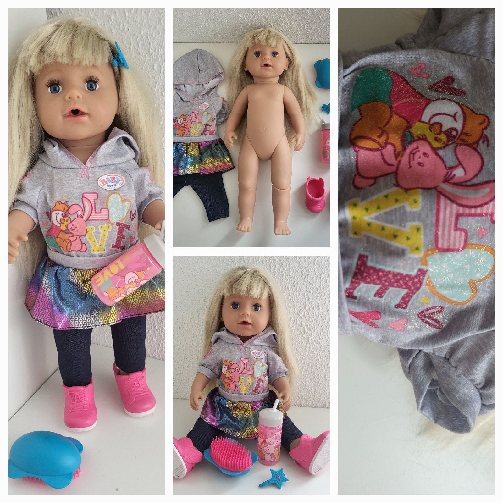 Baby Born pop Grote Zusje Soft Touch Babyborn, Ophalen of Verzenden, Zo goed als nieuw, Babypop