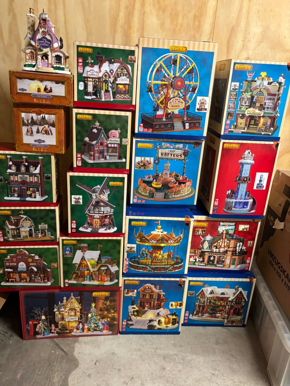 Groot lemax kerstdorp, Diversen, Kerst, Ophalen, Zo goed als nieuw