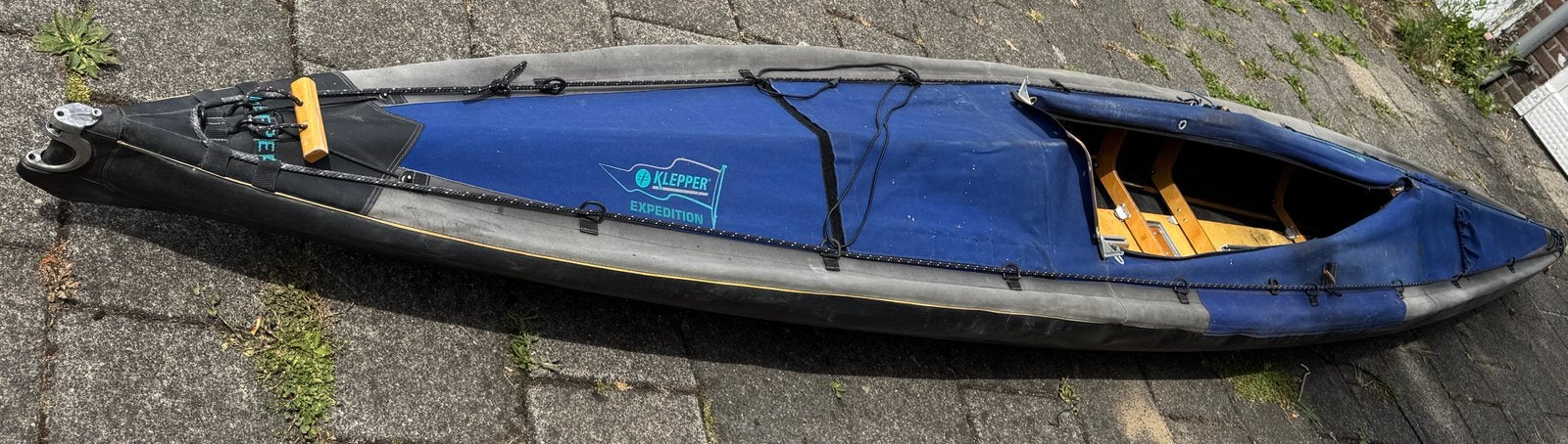Klepper AE Expedition 490, Watersport en Boten, Kano's, Ophalen, Gebruikt, Eén persoon, Met peddels