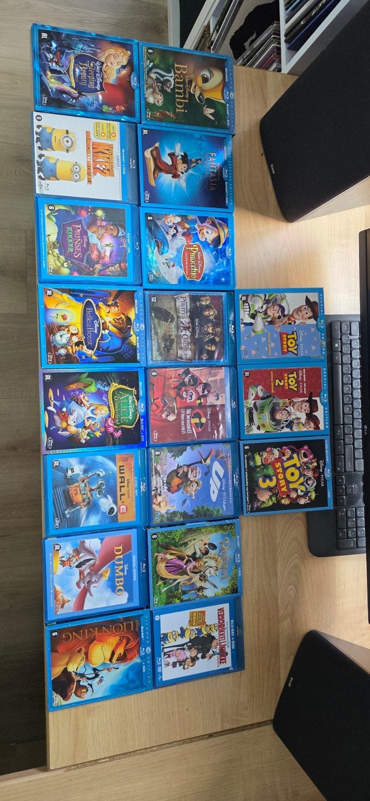 Disney/Pixar Blu-ray Collectie - Diverse Films, Inclusief DVD, Animatie, Verzamelbox, Alle leeftijden