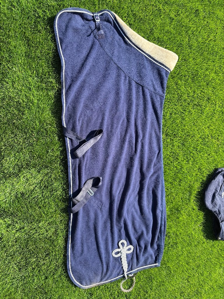 Zweetdeken / Showdeken - Maat 205, Zweetdeken, Zo goed als nieuw, Blauw, Fleece