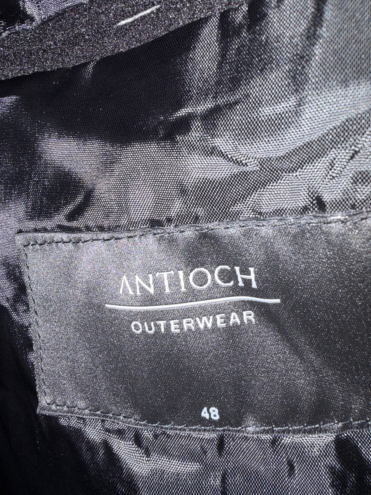Nieuwe zwarte Antioch jas maat M met afneembaar bont, Kleding | Heren, Ophalen of Verzenden, Nieuw, Maat 48/50 (M), Zwart