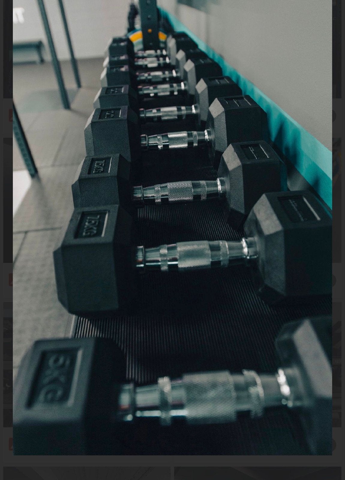 Crossmaxx Hexagon Dumbbellset 2,5 t/m 15 kg, Ophalen, Dumbbell, Gebruikt, Crossmaxx