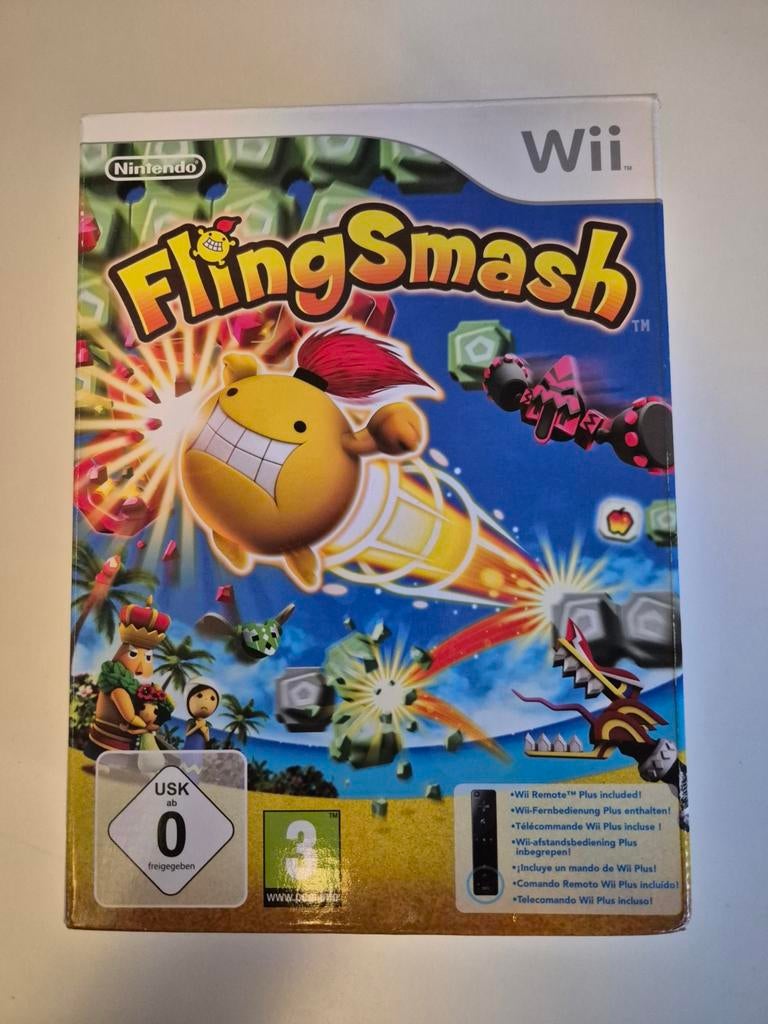 Nintendo Wii Remote Plus + FlingSmash bundel - Nieuw, Ophalen of Verzenden