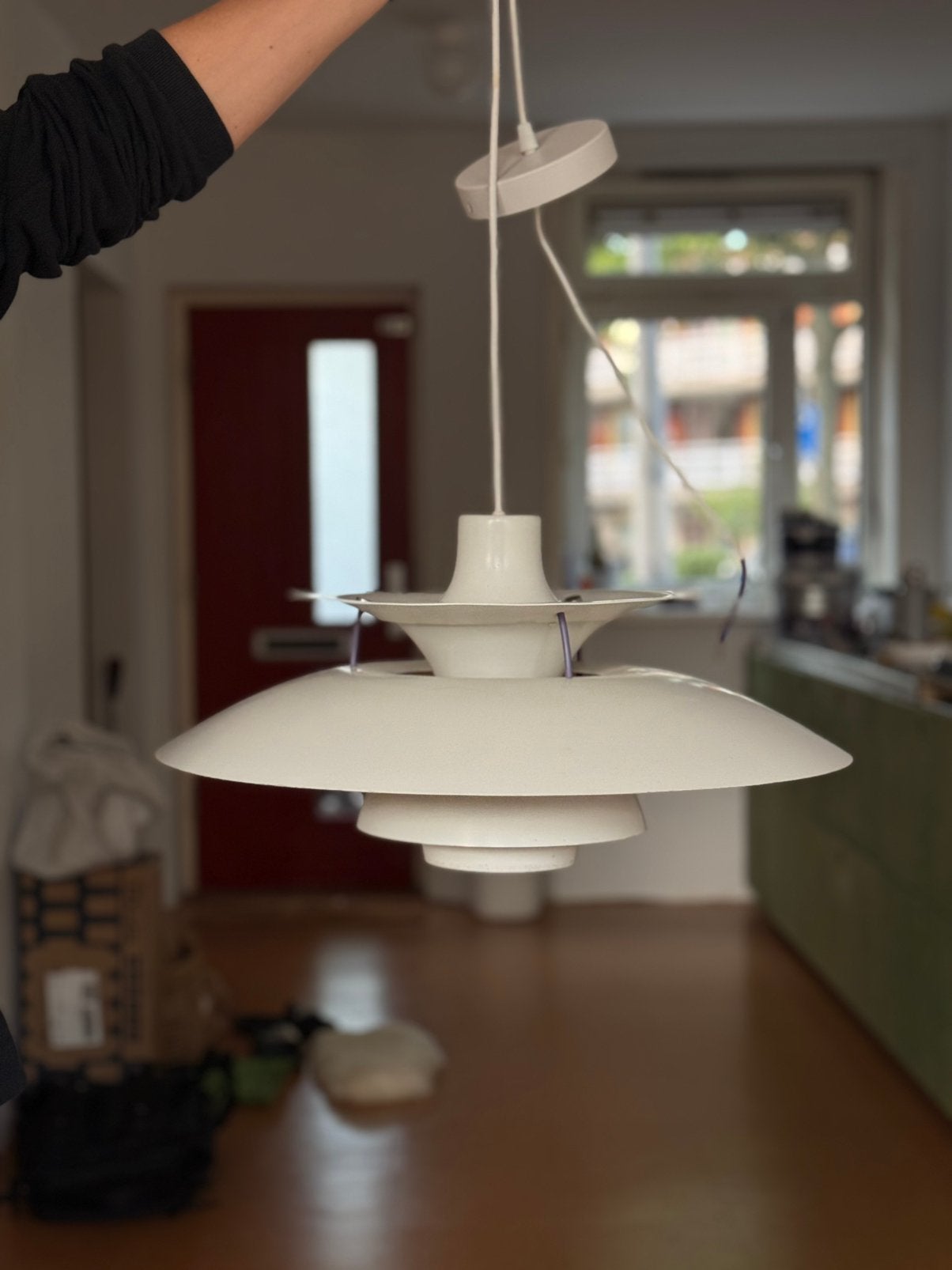 Vintage Louis Poulsen PH5 Hanglamp in goede conditie, Ophalen, Gebruikt, Scandinavisch, E27 (groot)