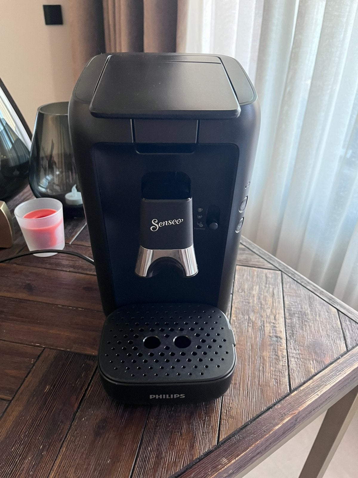 Senseo zwart, Witgoed en Apparatuur, Ophalen, Gebruikt, Koffiemachine, Koffiepads en cups