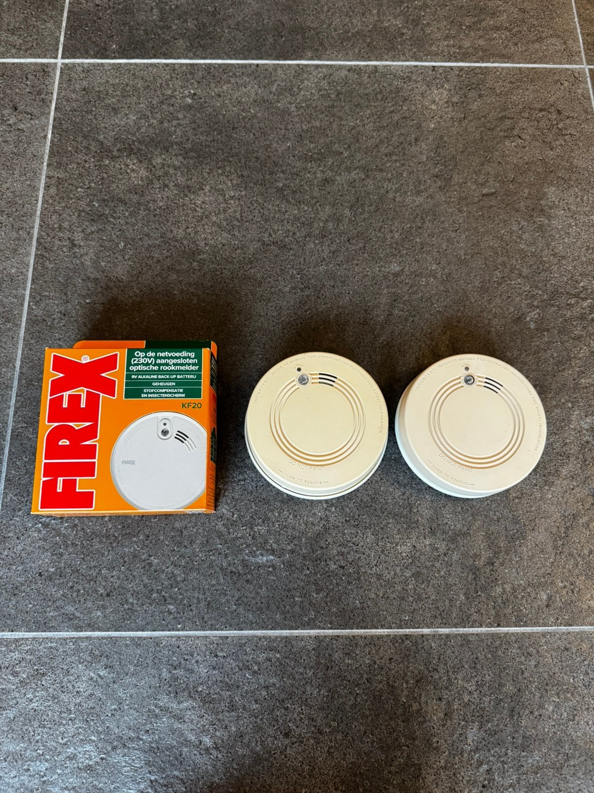 2x KF20 optische rookmelder, Ophalen of Verzenden, Gebruikt