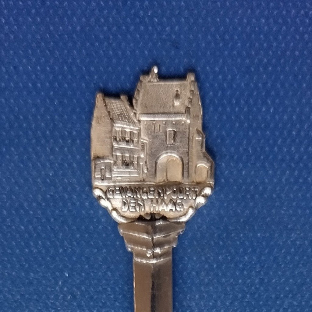 verzilverd lepeltje Gevangenispoort Den Haag (ASB 90), Ophalen of Verzenden