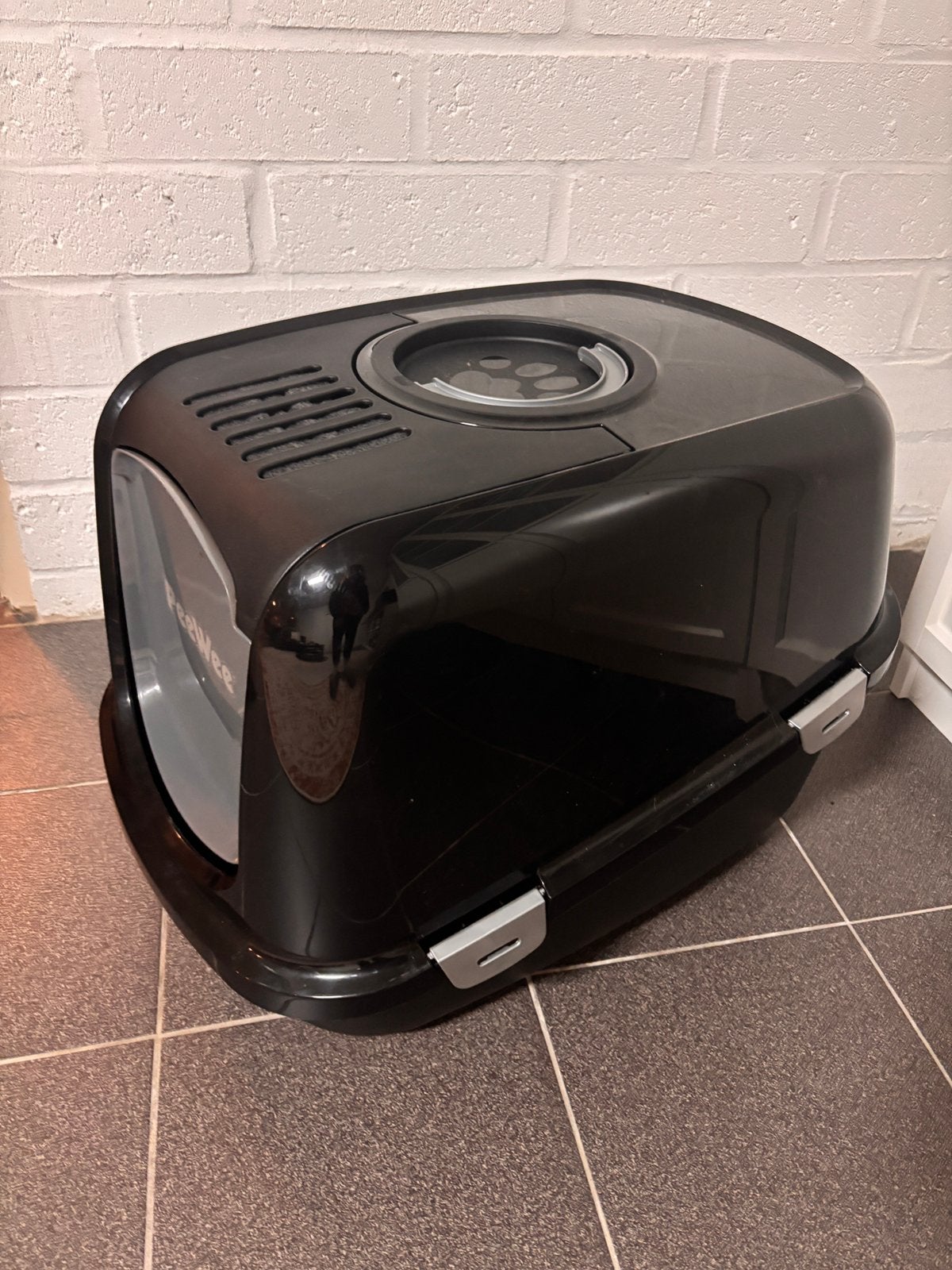 PeeWee XL kattenbak met zeefsysteem – zwart, Ophalen, Zo goed als nieuw