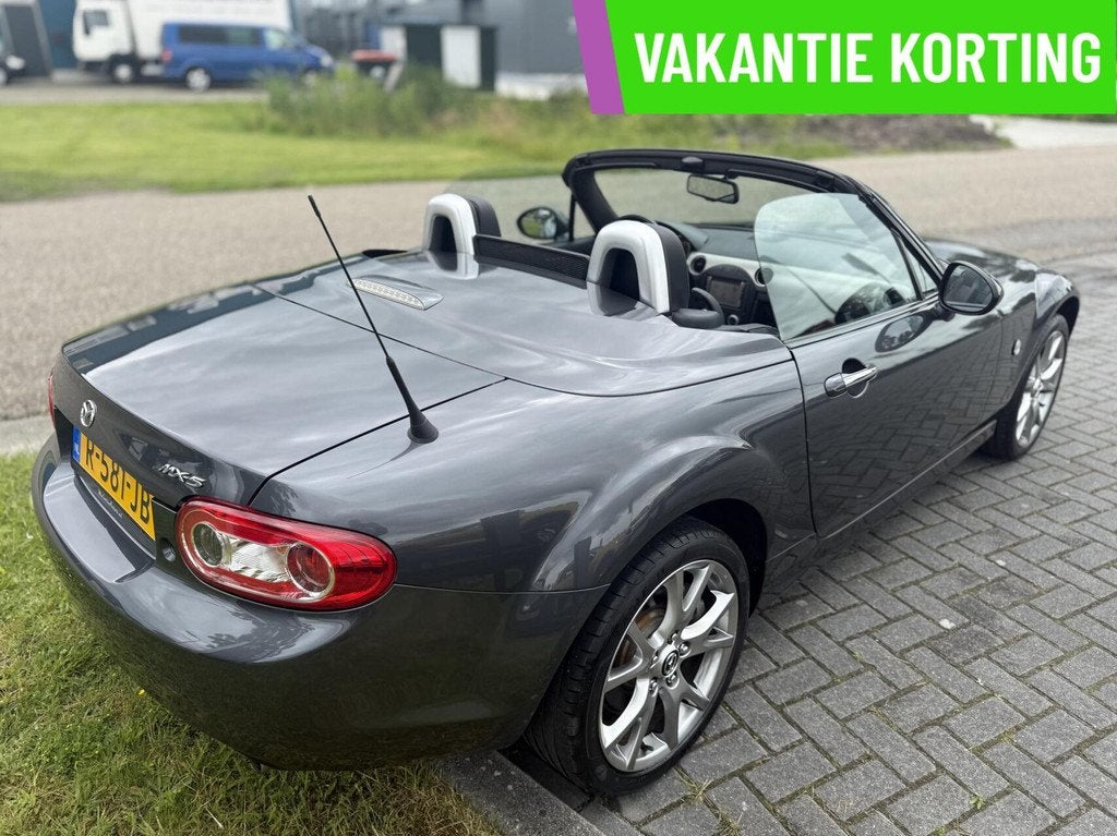 Mazda MX-5 1.8 Hanabi Hardtop limited edition, climate contr, Keurmerk '100% Onderhouden', Euro 5, Achterwielaandrijving, Gebruikt