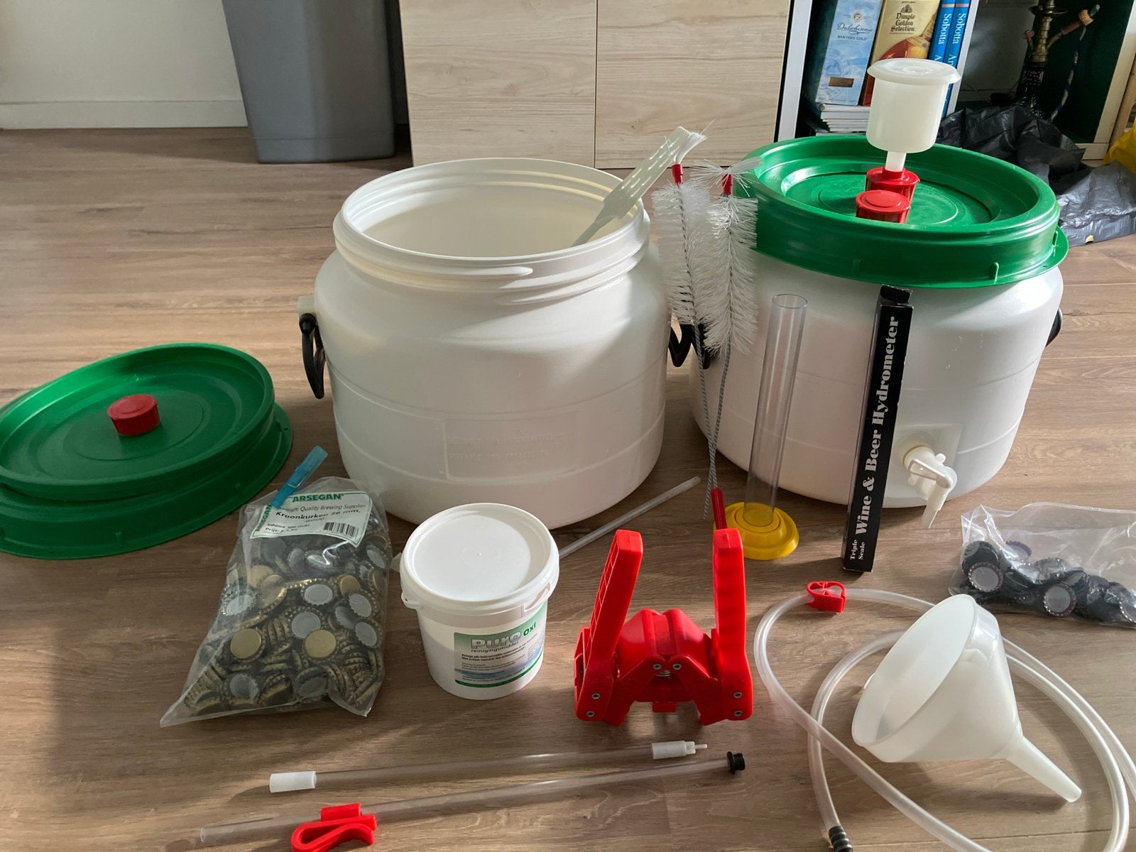 Brouwset voor bier - Compleet pakket, Ophalen, Zo goed als nieuw