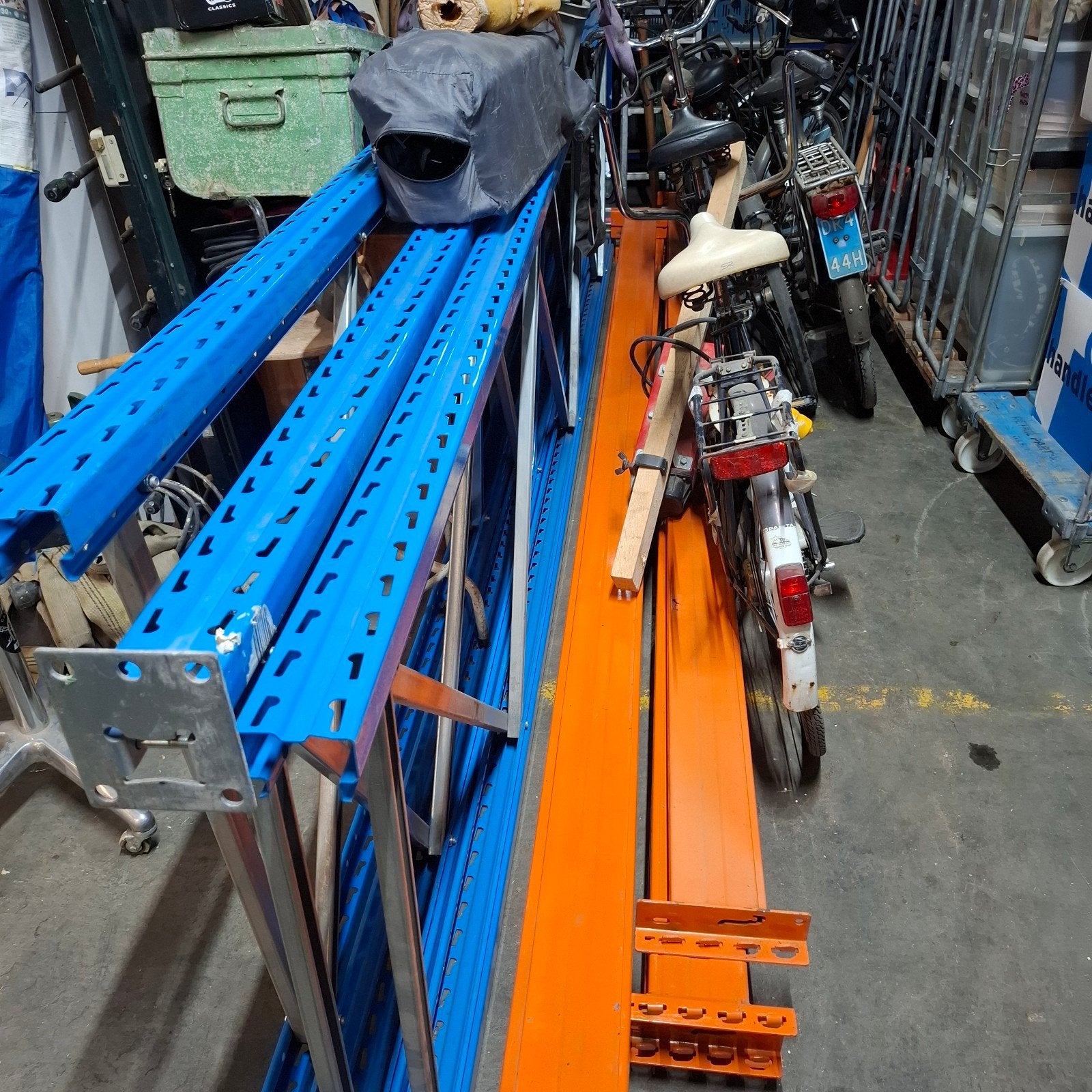 Palletstelling 4m hoog, 12 pallets, 8 liggers, 3 staanders, Ophalen of Verzenden