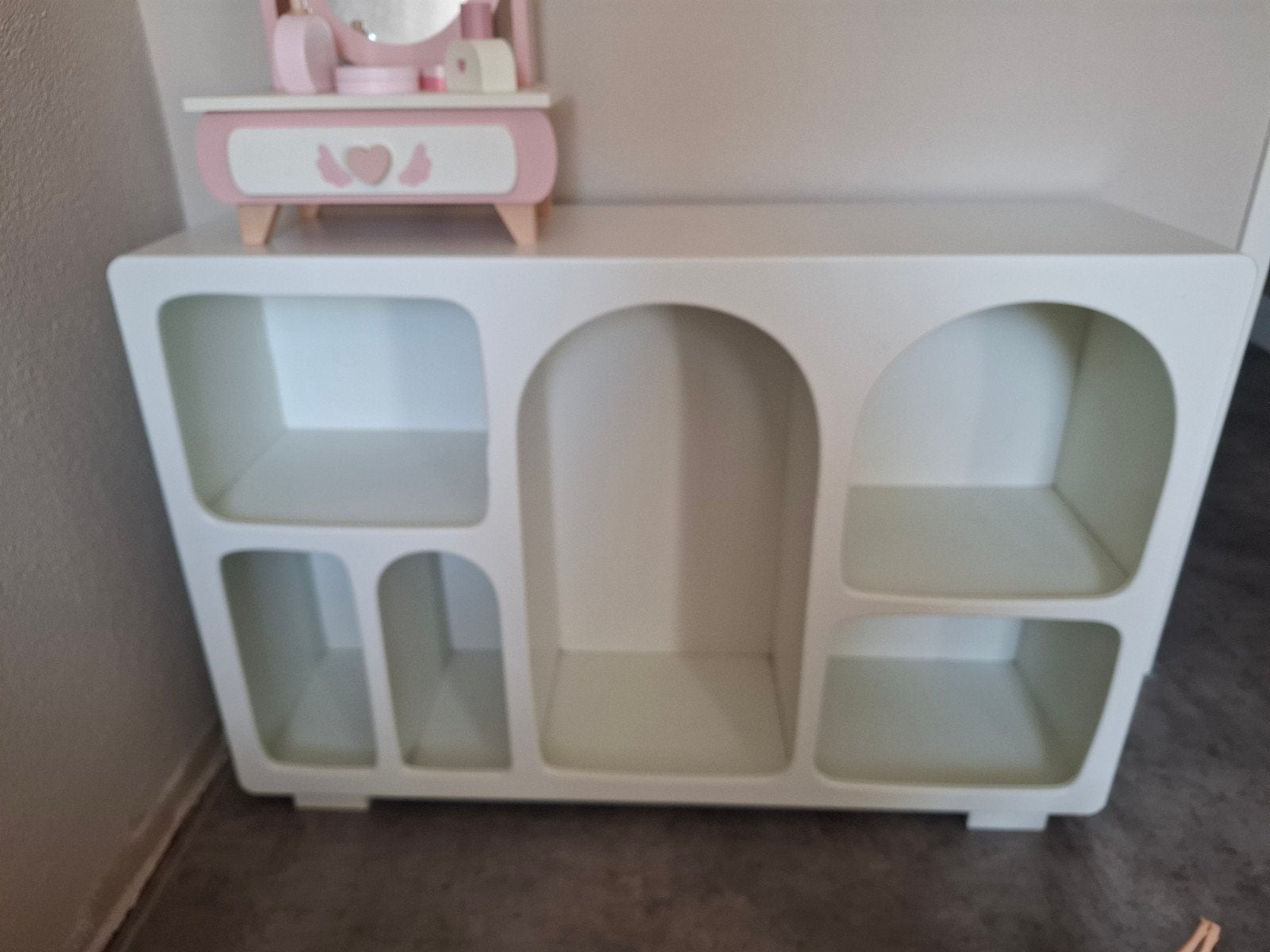 Vakkenkastje wit, Huis en Inrichting, Ophalen, Gebruikt, Minder dan 150 cm, Minder dan 100 cm