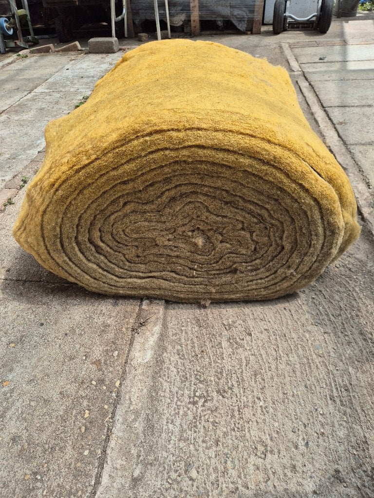 Schapenwol isolatie, Ophalen, 4 tot 8 cm, Gebruikt, 15 m² of meer