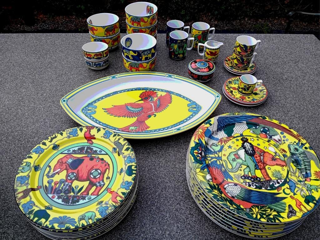 Design BOPLA WILDLIFE Suisse Langenthal Swiss servies nieuw, Ophalen of Verzenden, Zo goed als nieuw, Overige stijlen, Porselein