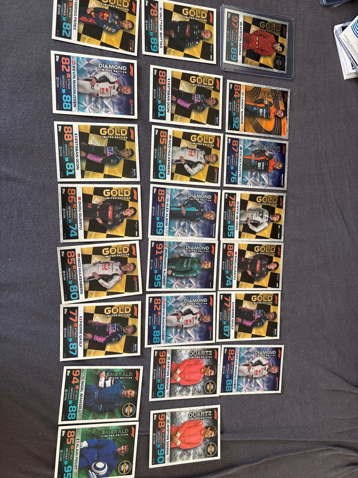Topps F1 Turbo Attax 2023 Limited Edition Kaarten, Ophalen of Verzenden, Zo goed als nieuw, Meerdere kaarten