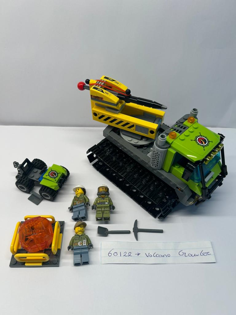 Lego city 60122 vulkaan crawler., Ophalen of Verzenden, Zo goed als nieuw