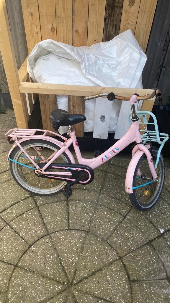 Alpina kinderfiets, Fietsen en Brommers, Fietsen | Meisjes, Ophalen of Verzenden, Gebruikt, 20 inch