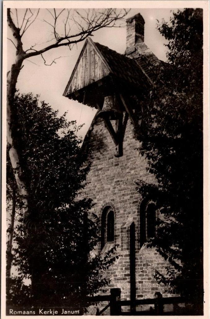 Janum - Romaans Kerkje, Verzenden, 1940 tot 1960, Ongelopen, Friesland