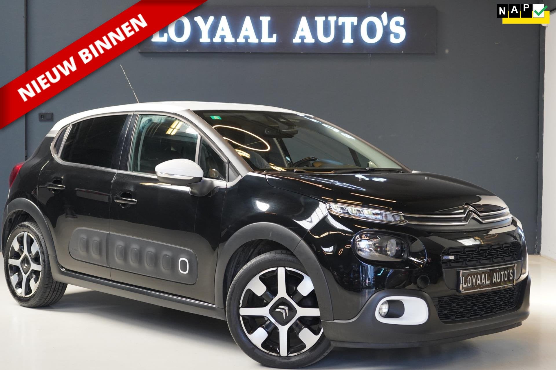 Citroen C3 1.2 PureTech Shine | NAVI | AIRCO | CRUISE | PDC, 1199 cc, Met garantie (alle), 82 pk, 450 kg