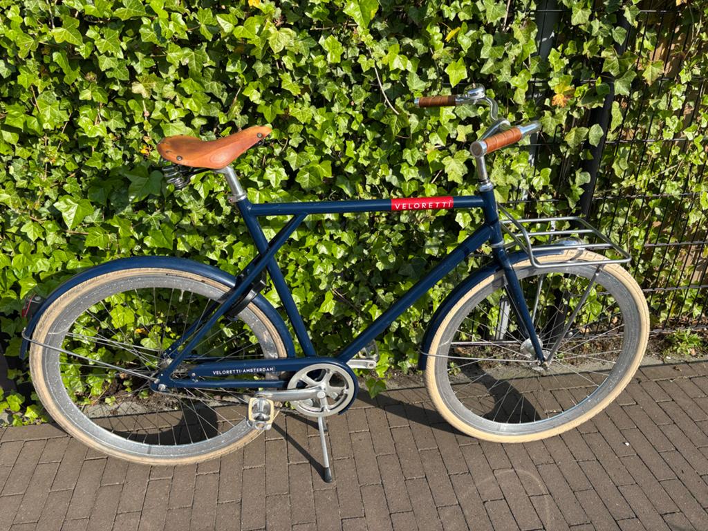 Veloretti fiets met Brooks zadel en handvaten, Ophalen, Gebruikt, Overige merken